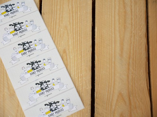 Przykładowa etykieta — Etykieta prostokątna 10 × 4 cm