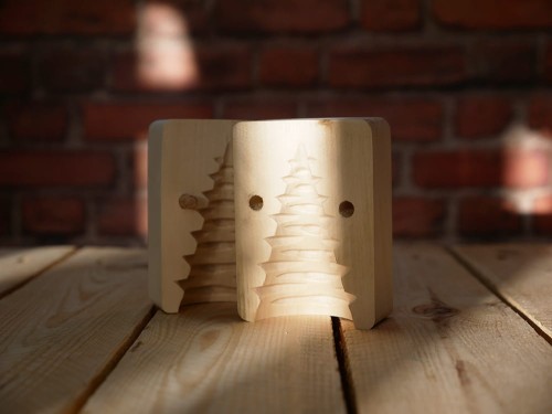 Choinka - forma na masło