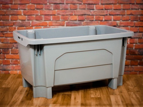 ET BOX - pojemnik sztaplowalno-obrotowy, 300 litrów