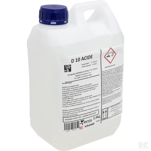 D10 ACIDE - Kwaśny środek myjąco-odkamieniający — 2,4 kg