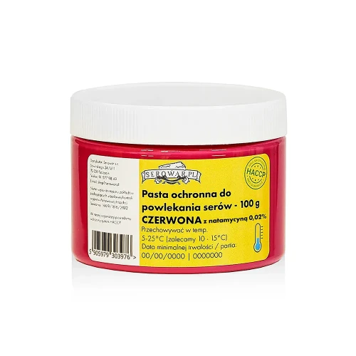 Pasta ochronna - polioctan - czerwony z natamycyną 100 g