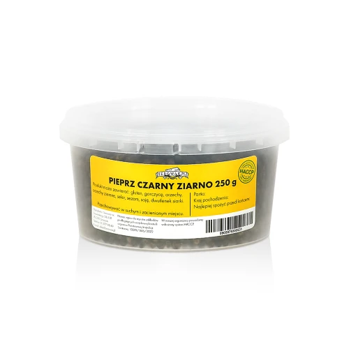 Pieprz czarny ziarno (wiaderko 250 g)