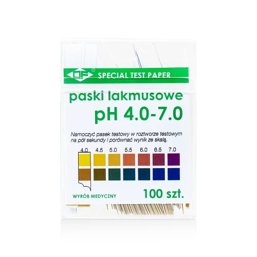 Paski lakmusowe do mierzenia pH (100 sztuk)