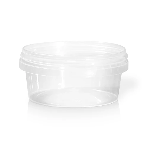 Pojemniczek sztywny z plombą, 300 ml, dno wklęsłe