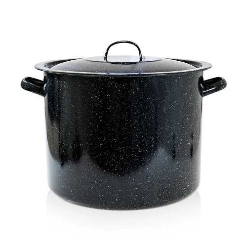 Garnek emaliowany 40 L z pokrywą