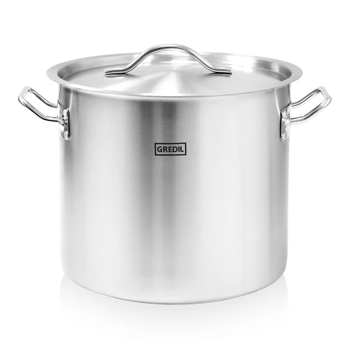Profesjonalny garnek gastronomiczny stalowy, 15,4 l