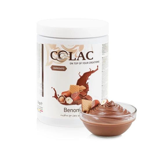 Benone – orzechowo-czekoladowy crunch - Pasta Variegato do lodów i deserów - 1,15 kg