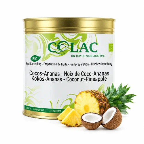 Kokos-Ananas - wsad owocowy BIO, ekologiczny, 3 kg
